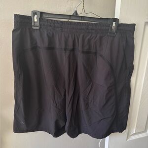 Men's Black Athletic Shorts 9in